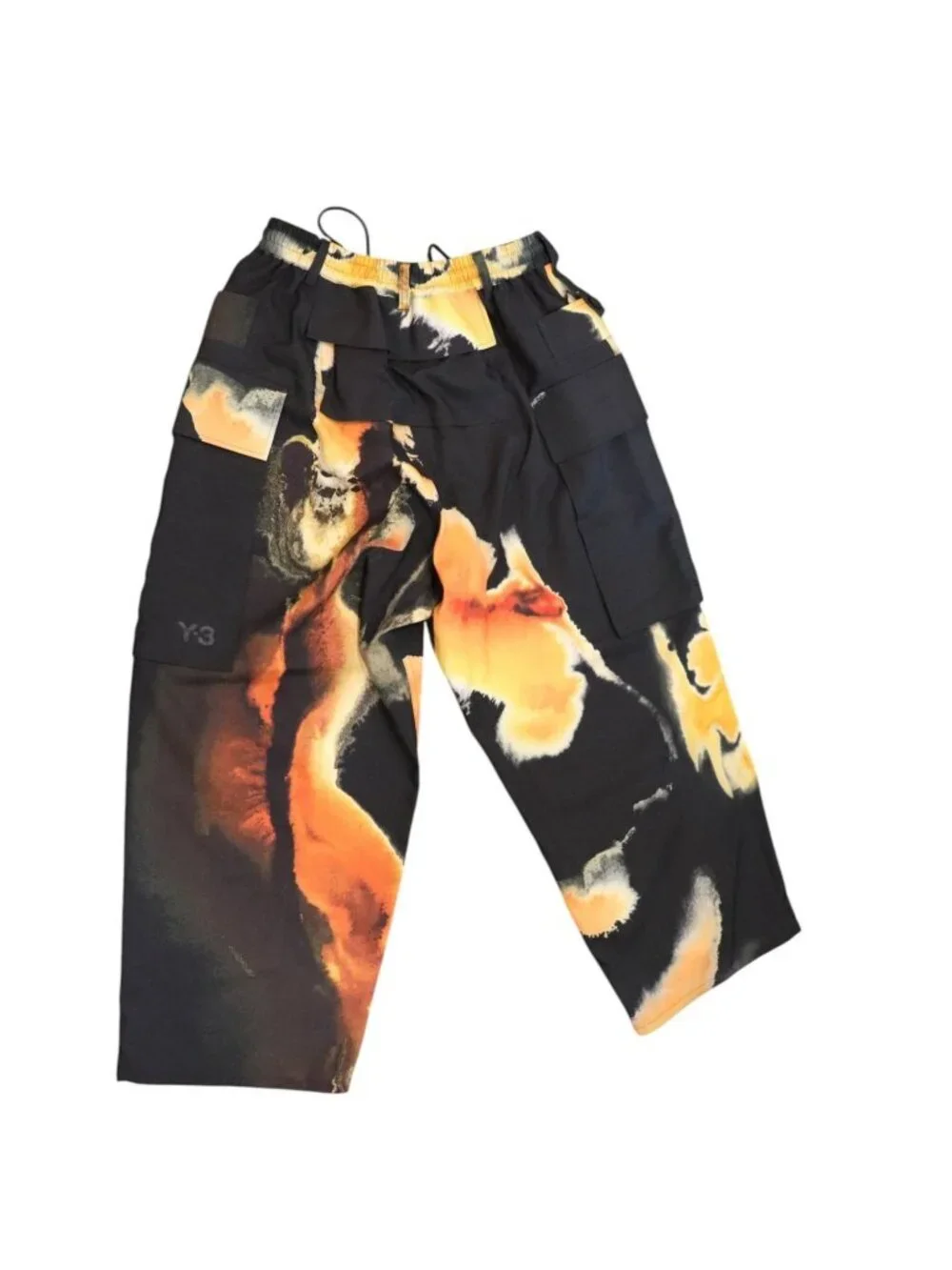 Y-3 AOP UT Twill Cargo Pants, Small  NWT